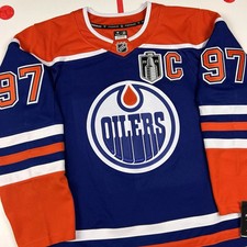 NWT Edmonton Oilers Connor McDavid Fanatics Premium Hockey Jersey Mens 54 XL