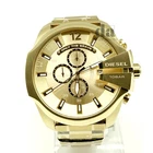 Diesel DZ4360 Men's Mega Chief Chrono Champagne Stainless Steel Gold Watch