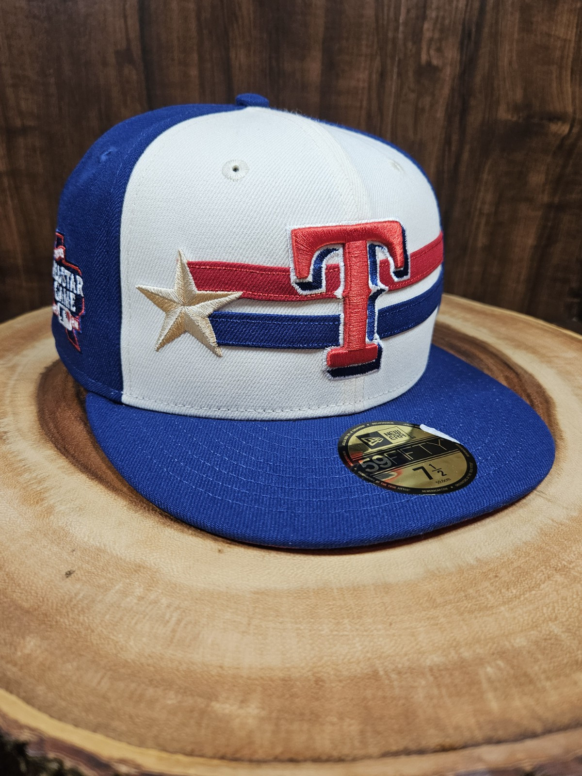 Texas Rangers 2024 MLB All-Star Game Fitted Cap by New Era Size 7 1/2 59Fifty