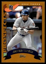 2002 Topps Traded & Rookies Andres Torres Detroit Tigers #T174