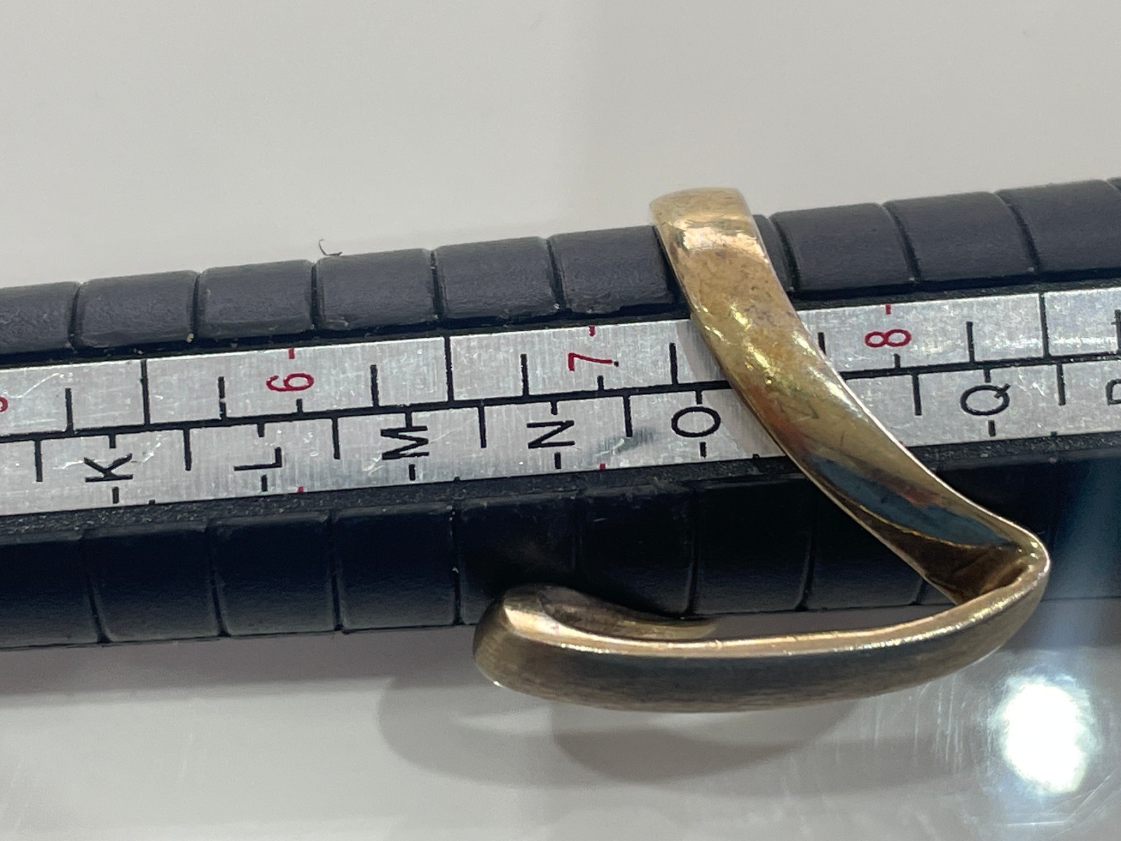 Vintage Designer Large Solid  Sterling Silver Rin… - image 9