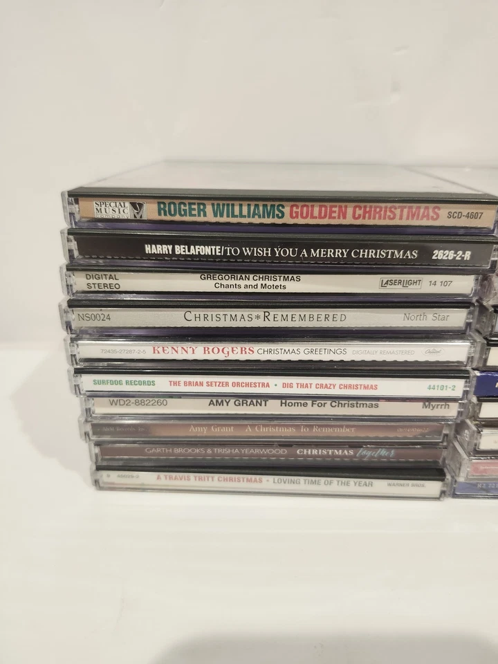 Lot of 20 Christmas CDs - Wide Variety of Artists - Classic Holiday Music 1C Foto 2 de 4