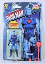 2021 Marvel Legends Retro Wave 4 Stealth Iron Man 3.75  Kenner 2021 New
