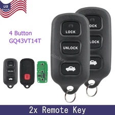 2 Keyless Entry for Toyota 2003 2004 2005 2006 2007 2008 Corolla Remote Key Fob
