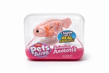 Zuru Pets Alive Swimming Axolotls Pink Real Swimming Action