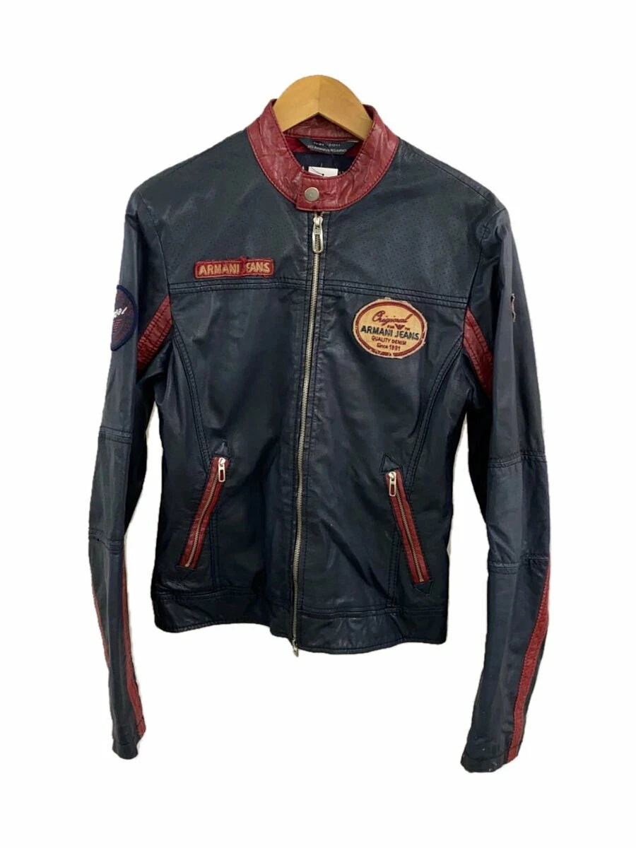 Armani Jeans Coats, Jackets & Vests Leather Outer Shell for Men