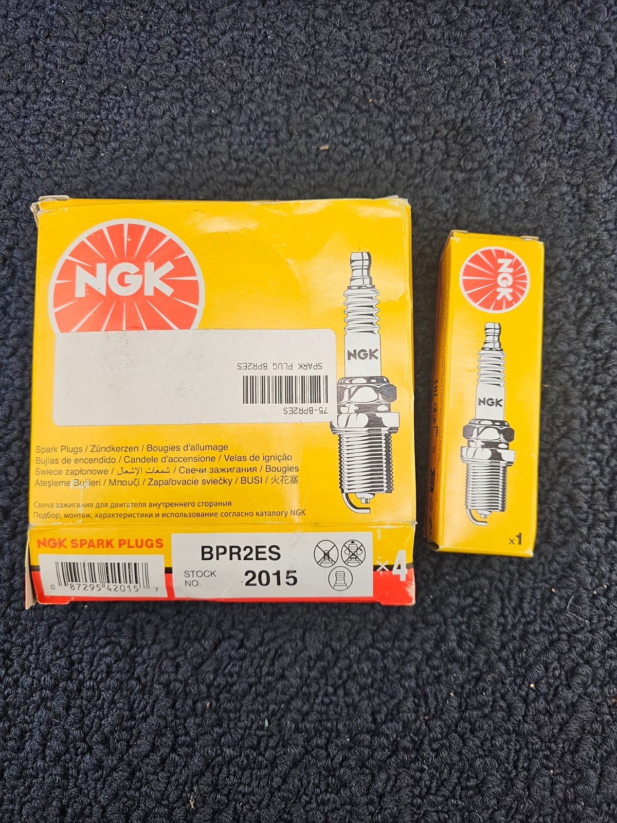 QTY 4 NGK BPR2ES Spark Plugs For Outdoor Engines Honda GXV160 Kawasaki FX1000V