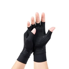 Copper Arthritis Compression Gloves Hand Support Pain Relief Joint Self Care