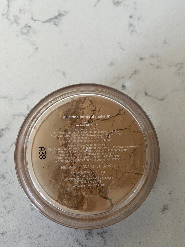 Prescriptives All Skins Mineral Makeup - Level 3 Warm Medium - Discontinued. - Image 2 of 2