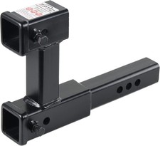 64131 Dual Hitch Extension 2 Towing Receiver Adjustable 4000lb Towing 7-12 R 64131 Dual Hitch Extension 2 Towing Receiver Adjustable 4000lb Towing 7-12 R