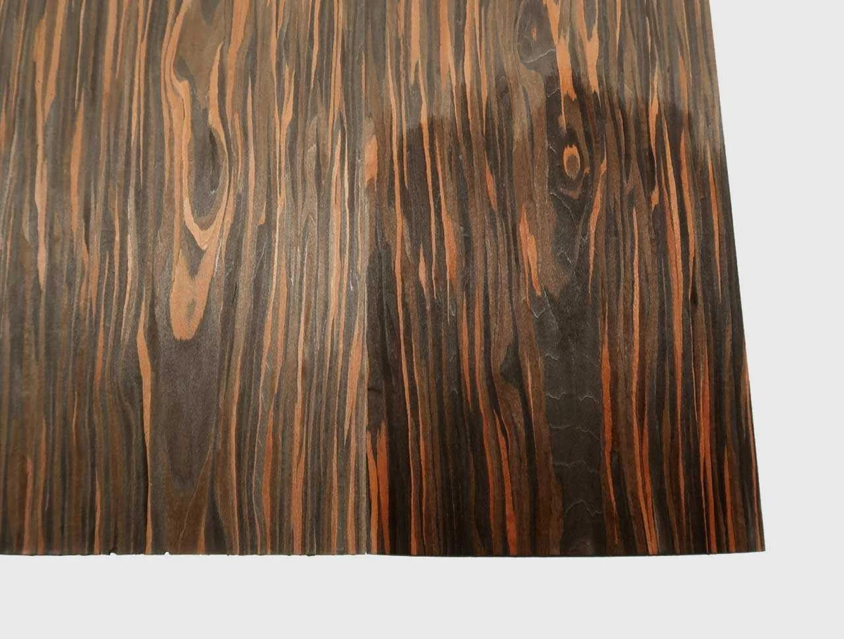 Chapa de sierra 3 mm Makassar ébano SARAIFO flor 3x 83x20-21 cm