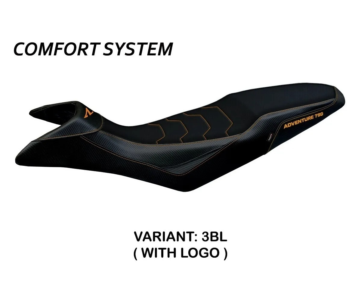 Seat saddle cover Elk Comfort System Black TPZ KTM 790 ADVENTURE R 2019 2020 lo