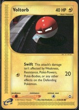 Voltorb 115/147 Aquapolis Pokemon English Card (MP)