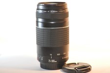Canon EF 75-300mm f/4-5.6 III lens for EOS 5 Elan A2 630 Rebel T8 T7 90D 80D 5D