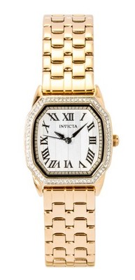 Invicta Wildflower Rose Gold Tone Stainless Steel Silver Dial 49039 Womens Watch