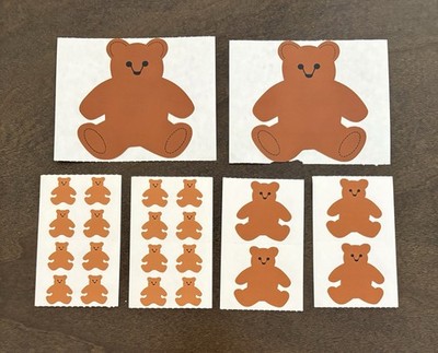 Vintage Mrs. Grossman s Classic Bear Sticker lot 6 sheets