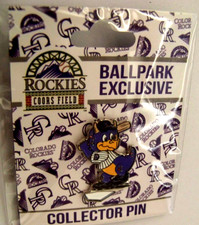 Colorado Rockies Mascot Dinger batting pin small FREE S&H c47216