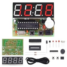 Basic Electronics Soldering Practice Digital Clock STEM Kit for Kids Ages 9-15