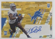 2017 Unparalleled Class of Rookie Yellow Wind Chimes /149 Jarrad Davis Auto 1u6