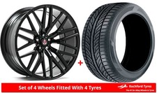 Alloy Wheels & Tyres 20" Axe EX30 For Dodge Charger SRT-8 06-22