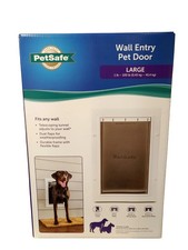 PetSafe Wall Entry Pet Door - Rust-Free Telescoping Frame - LARGE 100LB Dog