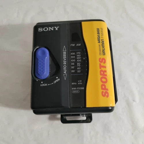 Vintage Sony Sports Walkman WM-FS395 Mega Bass Radio Cassette Player *For Parts*