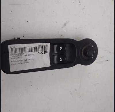 Bouton Réglage Rétro Interrupteur commande lève vitre avant Gauche Renault Modus - Photo 1/2