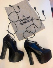 Vivienne Westwood Elevated Ghillie Platform Shoes. Size 37.
