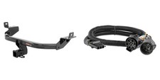 Curt Class 3 Trailer Hitch And 4-way Flat Wiring Harness Fits Uscar 13172-55384