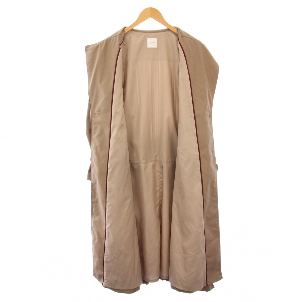 Ameri VINTAGE Layered Pleated Coat Trench Long Ou… - image 5