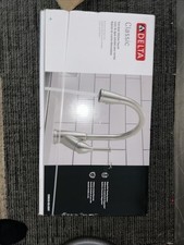 Delta Classic Chrome Single Handle Pull-Down Kitchen Faucet - Silver 19810-DST