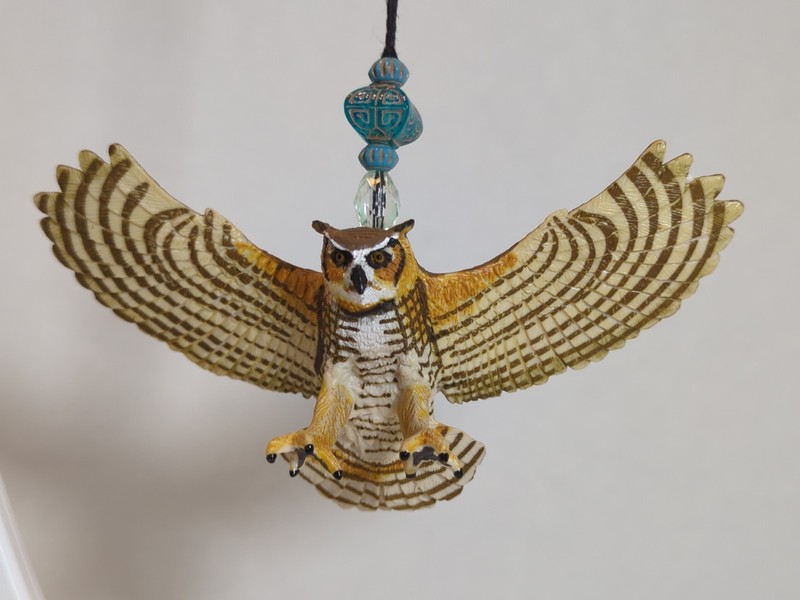 Great Horned Owl Custom Christmas Tree Ornament NA Wildlife N.2 Harry Hedwig