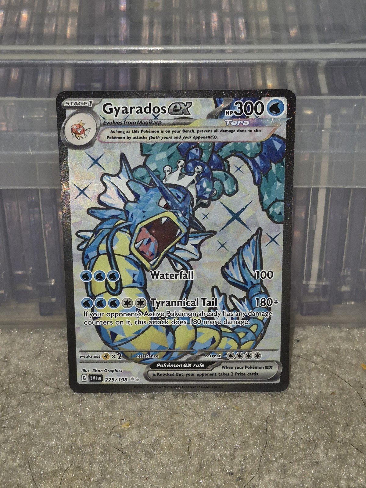 Gyarados ex 225/198 Scarlet & Violet (SV1) NM Full Art Ultra Rare Pokemon Card