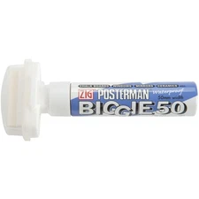 Zig 50mm Posterman Biggie Tip Marker, White