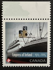 Canada MNH #2745 RMS Empress Of Ireland Stamp From Pane - 2014
