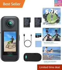 Cutting-Edge 360° Action Camera - Immersive 5.7K Video, Invisible Selfie Stick