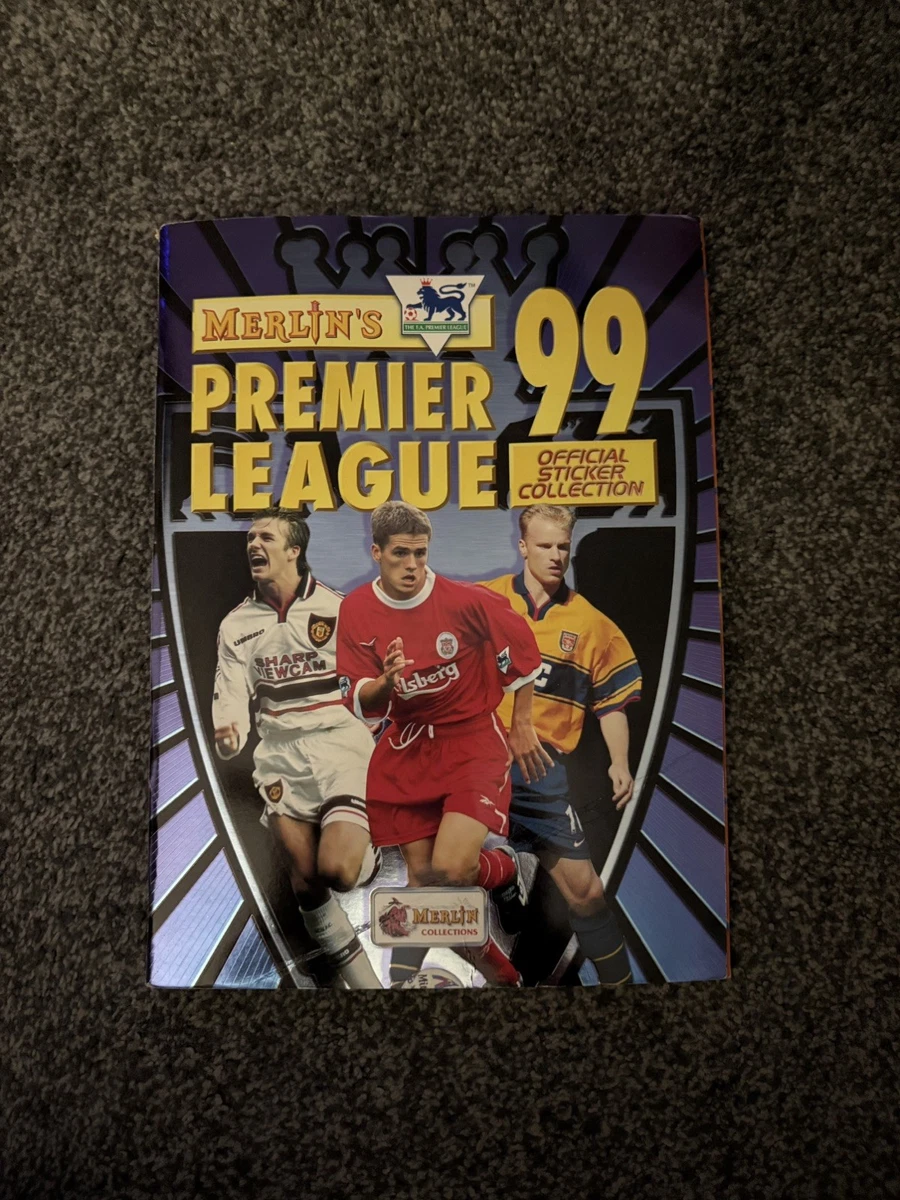 3 Autocollants Michael Owen – Panini Premier League 1999 – N°273, 279 & 280 – Neufs à Coller