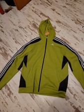 Adidas Climalite Fleece Hoody hellgrün/grau/weiss XL