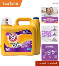 Liquid Laundry Detergent 208 Fl Oz Odor Blasters Fresh Burst for Stains Odors 0.12 per gallon