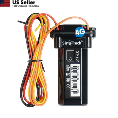 SinoTrack 4G GPS Tracker for Vehicles, ST-901L LTE Mini Tracker... 
