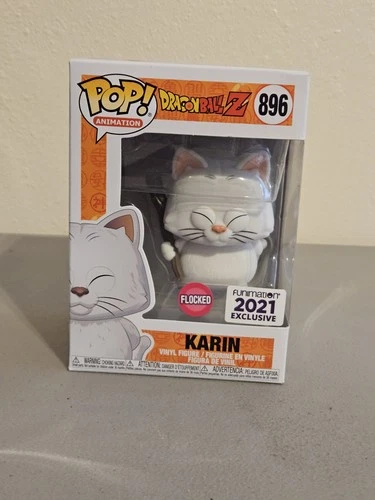 Funko Pop! Dragon Ball Z Karin Flocked Korin Exclusive #896 Funimation 2021
