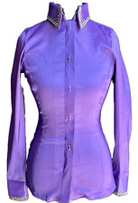 Western Showmanship Horsemanship Pleasure Show Shirt -Taffeta Show Shirt