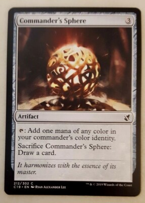 1x Commander's Sphere Commander 2019 MTG Magic the Gathering NM