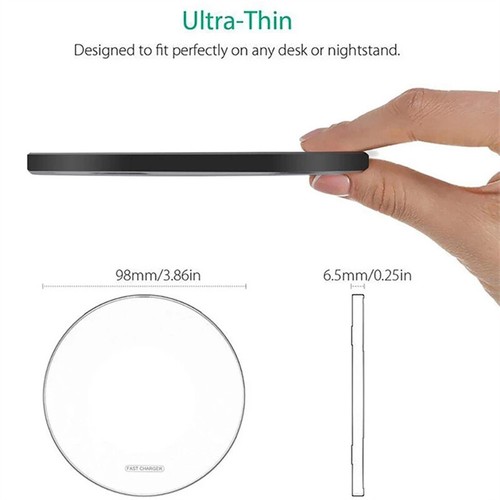 For Samsung Galaxy S24 S23 S22 S21 S20 S10 45W Fast Wireless Charger Pad-2024 - Picture 11 of 17