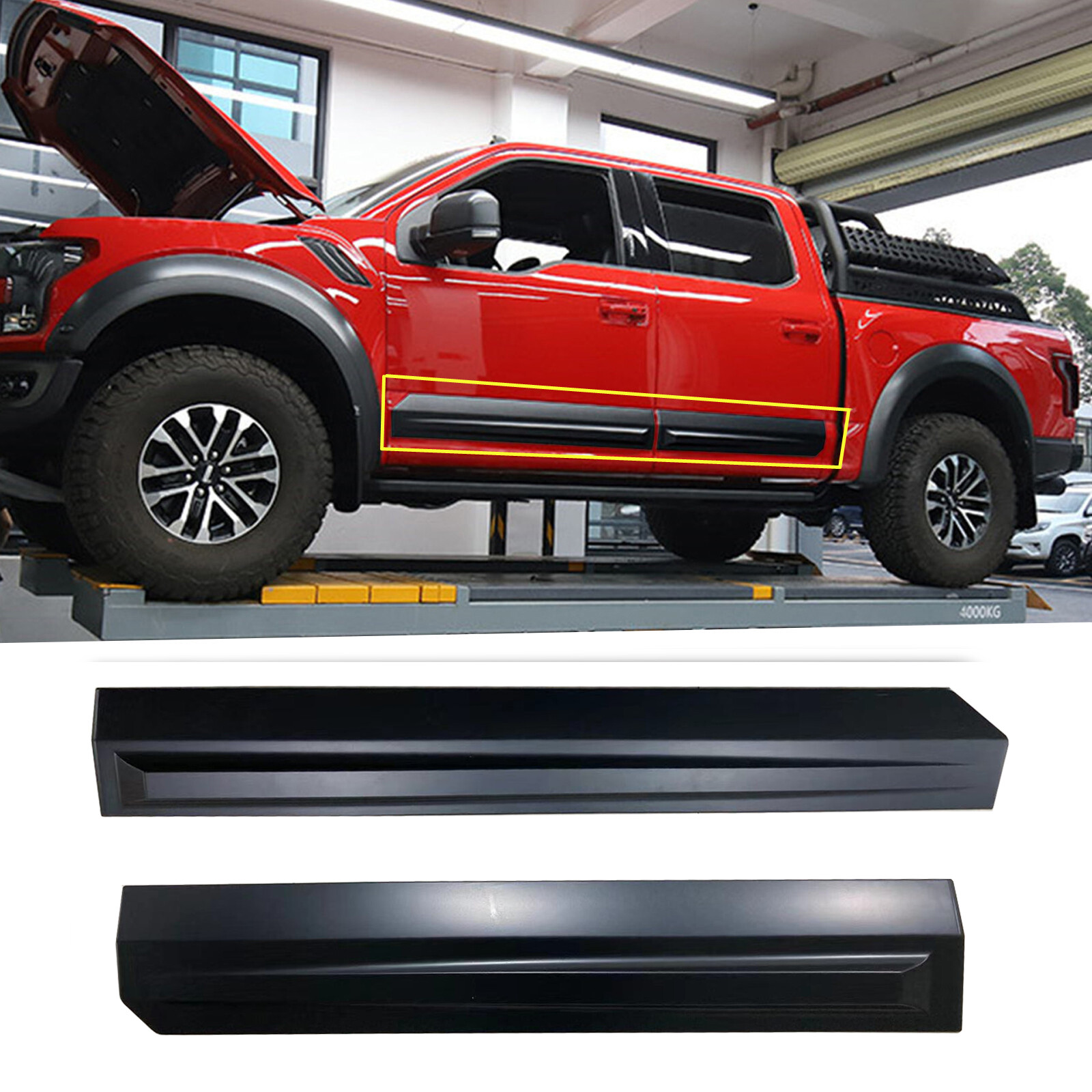 Body Side Panel Molding Trim for 20152020 Ford F150 ， Truck Door