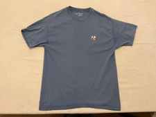 Vintage Big Dogs Blue T-Shirt Mens Large with Two Sided Graphics Fishing 2007