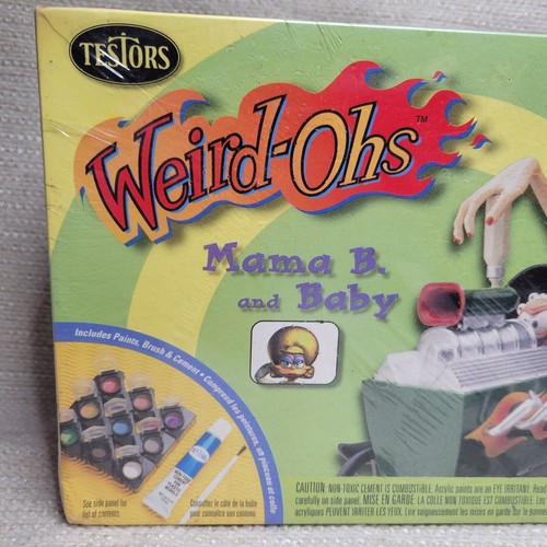 NIB Rare 1999 Sealed Testor Weird-Ohs Mama B & Baby Model Kit #746 23123G - Picture 2 of 12