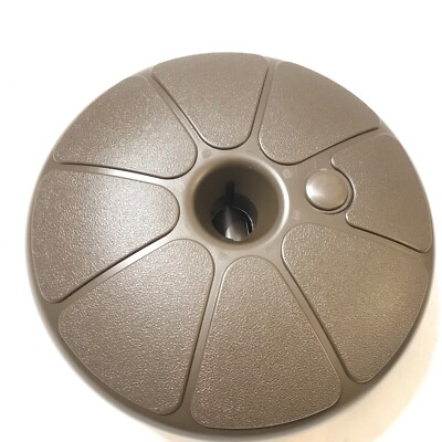 adams mfg corp earth brown patio umbrella base Adams Manufacturing 8129-60-3716 Umbrella Base Earth Brown Rubber Plastic  New