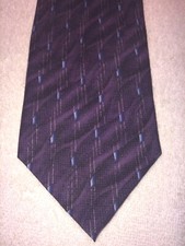 GEOFFREY BEENE MENS TIE 4 X 60 PURPLE WITH BLUE ACCENTS NWOT