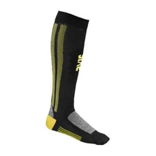 SIXS SIX2 MOT S YELLOW CARBON UNDERWEAR REINFORCED THERMAL MOTORCYCLE SOCKS SIZE 47/49